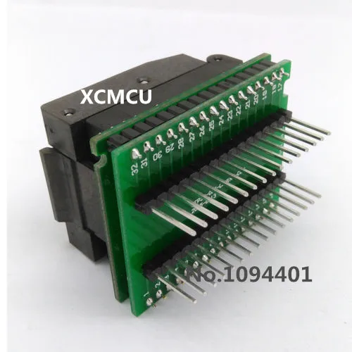 1pcs* QFP32 TQFP32 LQFP32 Clamshell Pitch 0.8mm Programming Test Socket IC51-0324-1498 | Электроника