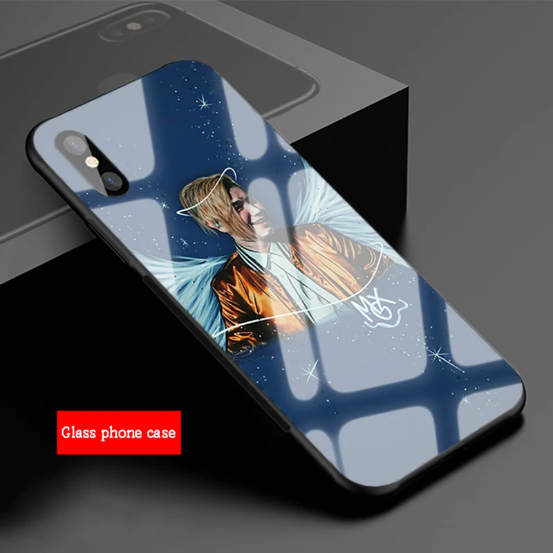 Маркус Мартинус Печатный чехол из закаленного стекла для телефона iPhone 6 6plus 7 plus 8