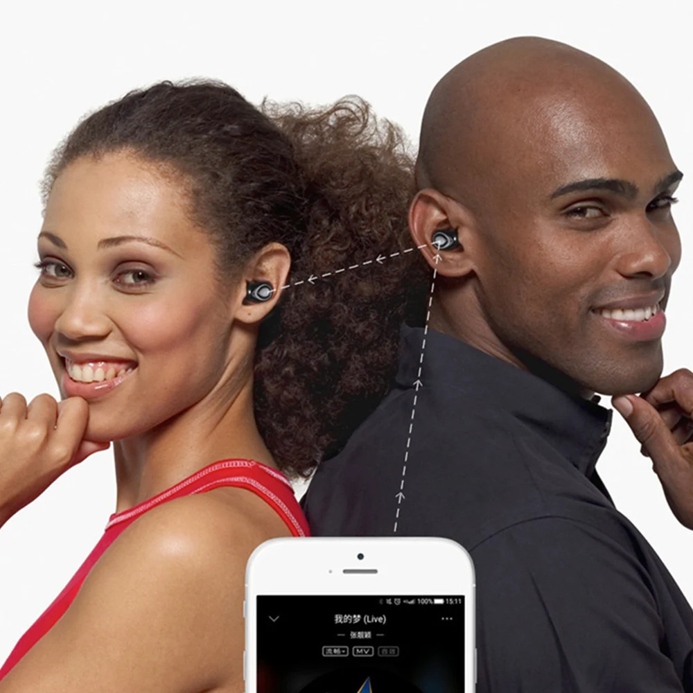 X18 беспроводные наушники спортивные с защитой от пота bluetooth гарнитуры стерео