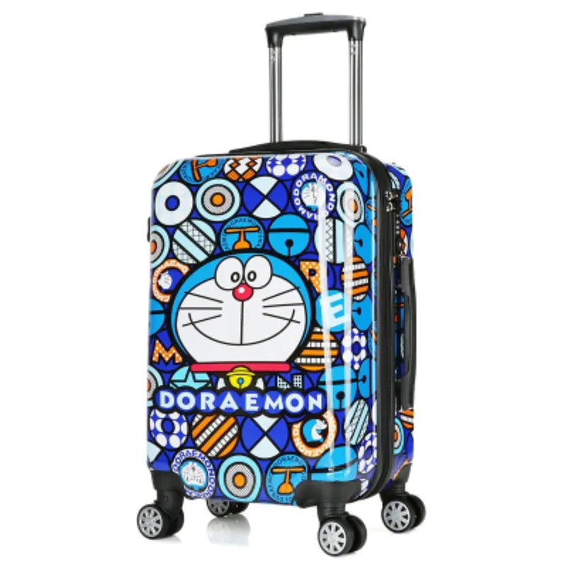 Дорожная сумка на колесиках Doraemon с жестким корпусом 18 дюймов 20 24 дюйма детский