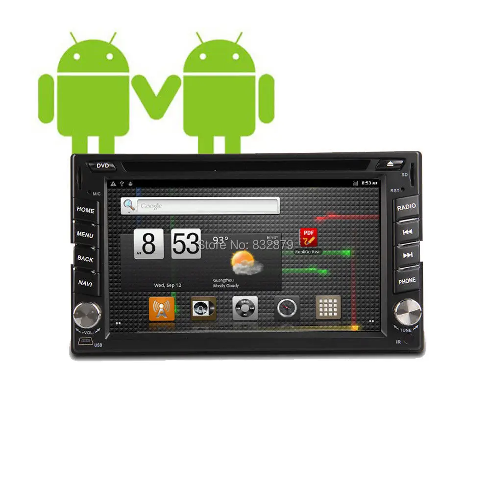 2014 Новый! 7 ДЮЙМОВ Android 4.2 dvd-плеер Автомобиля GPS Wifi 3 Г Bluetooth 2 DIN universal X-TRAIL Qashqai x-trail juke