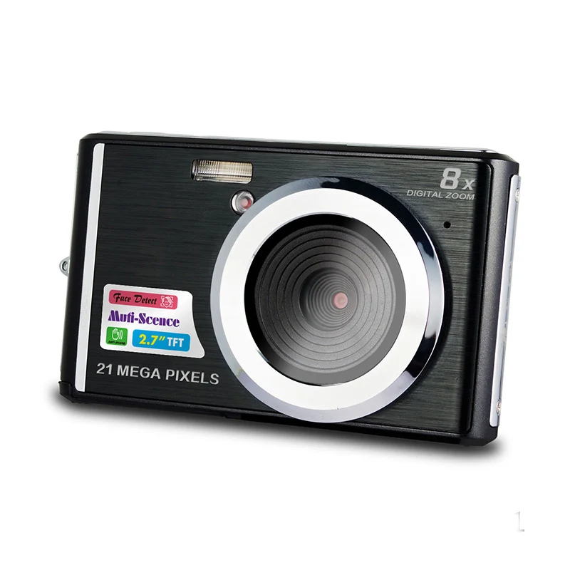 Мини Портативный 2,7 дюймов ультра-тонкий 18 MP HD Цифровая видеокамера Камера С 6x Оптический зум домашнего путешествия на открытом воздухе принадлежности