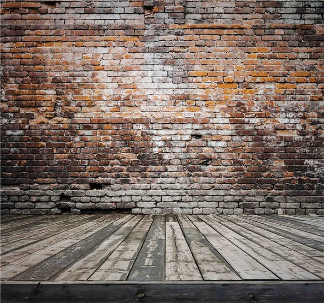 

200x300cm Photography Background Backdrops for Children Photos Wood Floor Photo Backdrops Brick Wall Vinyl Props for Studio