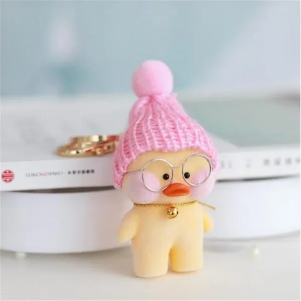 12 Новинка, Lalafanfan, милый брелок, Kawaii, кафе, Мими, желтая утка, фигурка, брелок, сумки, украшения, игрушки для детей - Цвет: 12