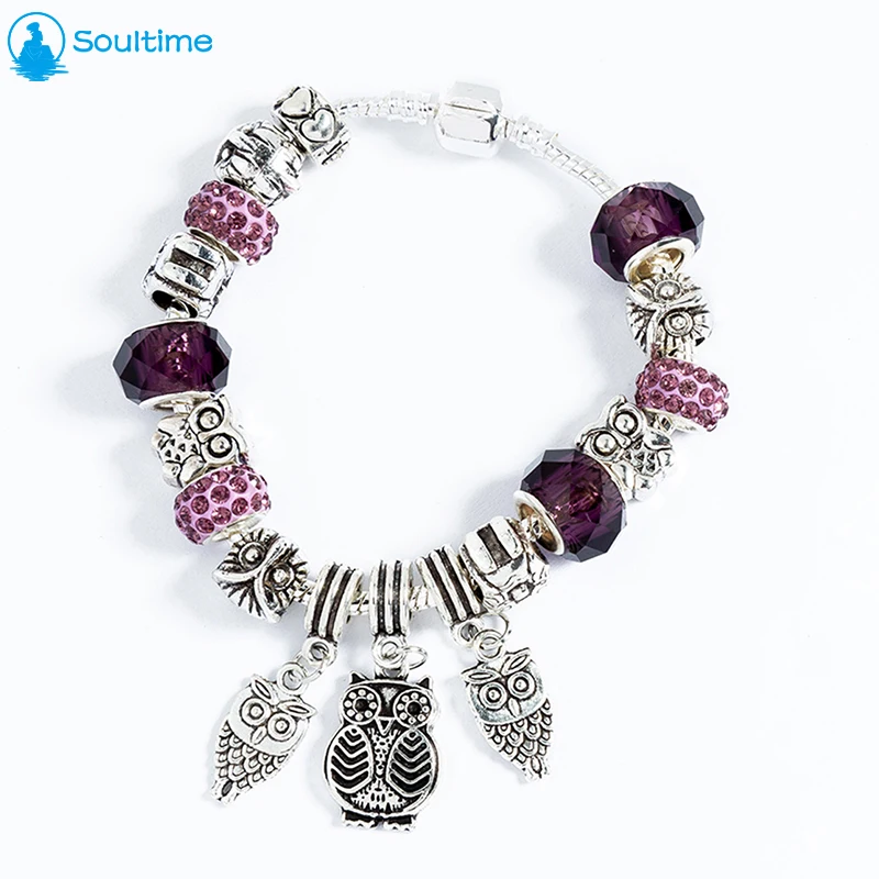 SOULTIME браслеты из алюминиевого сплава полудрагоценные камни инкрустированные