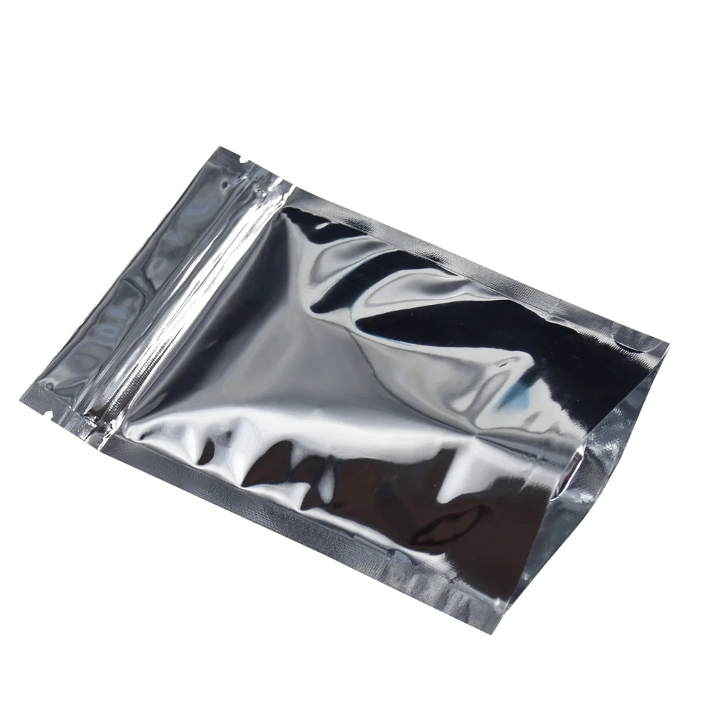 

100pcs/lot 9*14cm Stand Up Clear Front Ziplock Mylar Plastic Bag Doypack Candy Grain Smell Proof Storage Plastic Package Bag
