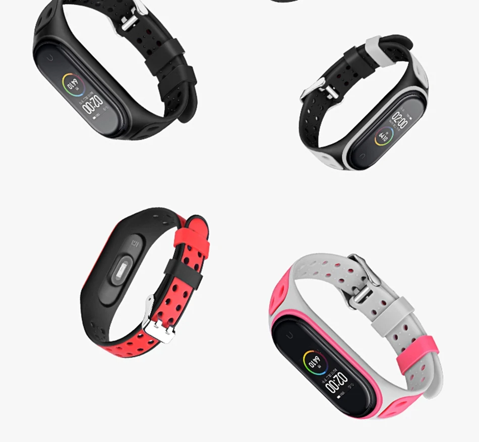 Clear mi Band 4 3 ремешок на запястье для Xiaomi mi Band 3 4 Браслет Силиконовый mi band 3 4 NFC аксессуары Smart mi Band 4 Correa