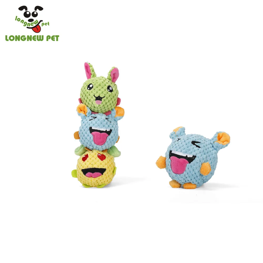 Pet Dog Toy TPR Spiky Ball Inside First Generation Monster Sound Funny Durable Chew Molar Cleaning | Дом и сад