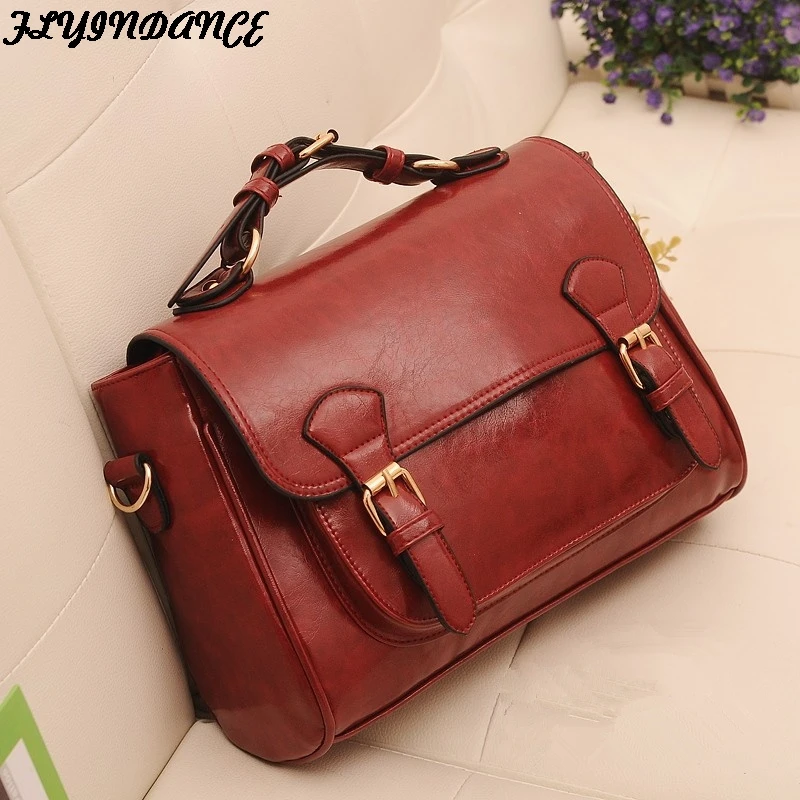 2017 женщины bolso mujer рохо мода антикварных старинных портфель красное вино