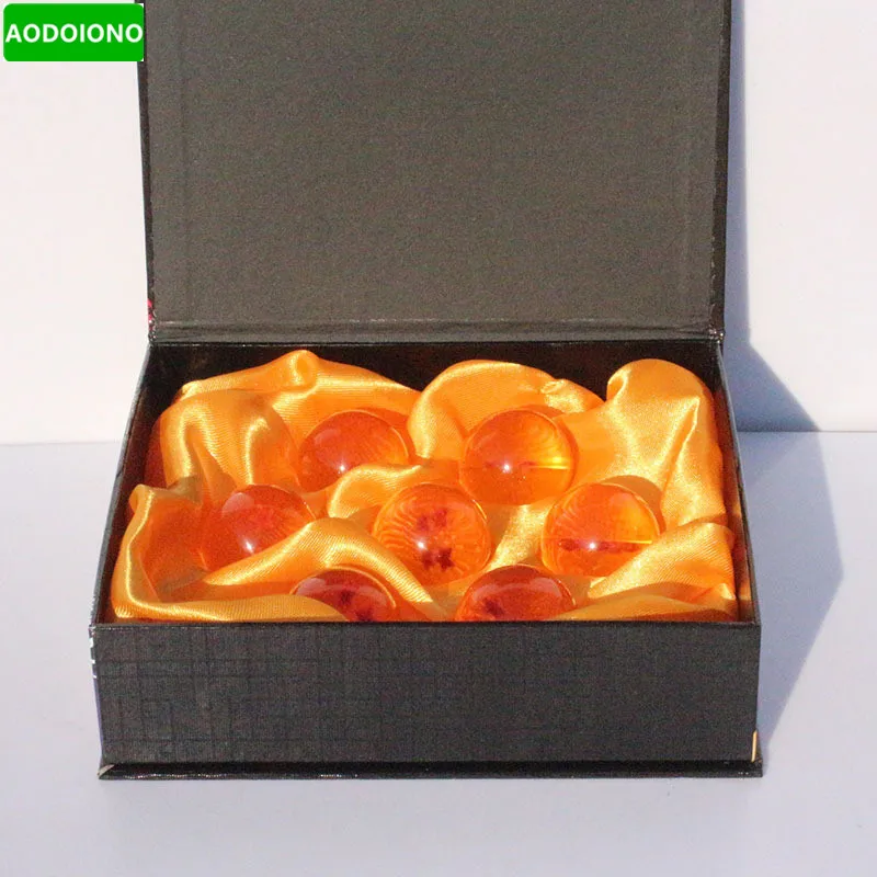 7 шт./компл. Dragon Ball Z 3.5 см новые в коробке DragonBall Звезд Хрустальный шар Мячи