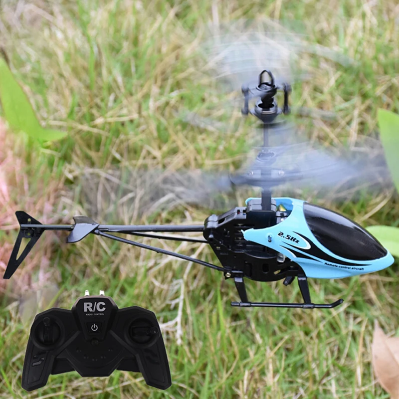 Радиоуправляемый вертолет мини Дрон с гироскопом ударопрочный RC игрушки для