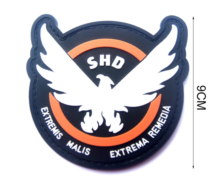 Патчи из ПВХ для дивизиона SHD Wings Out значки с тремя стилями игры в страйкбол