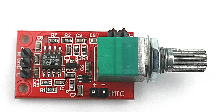 

80W + 80W MAX9812L Microphone Amplifier Board + TDA1308 Amplifier + Volume Control Potentiometer