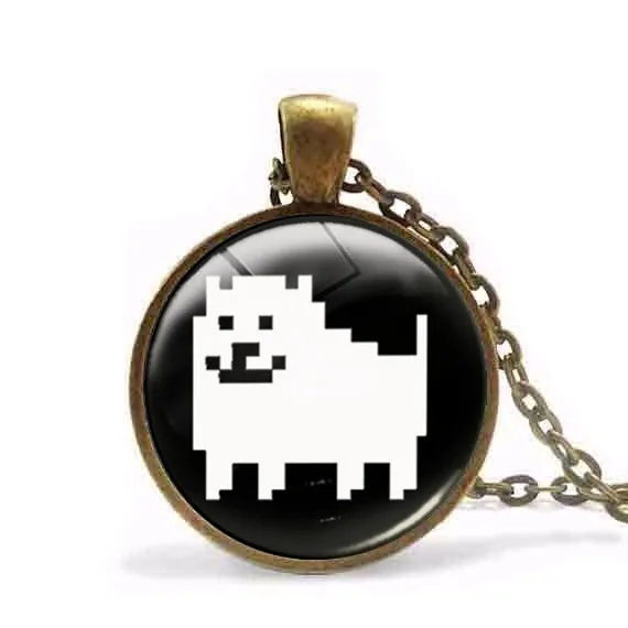 Античное ожерелье Undertale Sans раздражающее с подвеской для собак Игровые Украшения