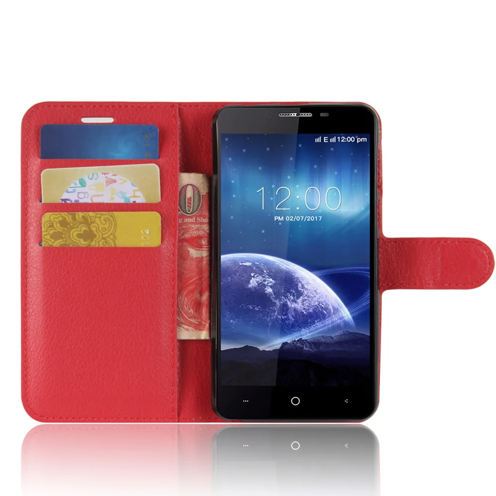 Роскошный чехол Кошелек из искусственной кожи для LEAGOO KIICAA POWER флип сумка телефона