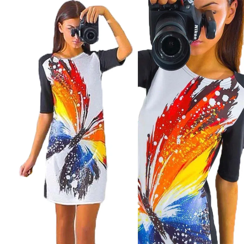 Низкая цена платье с принтом модное Vestidos de Festa Renda винтажное летнее повседневное