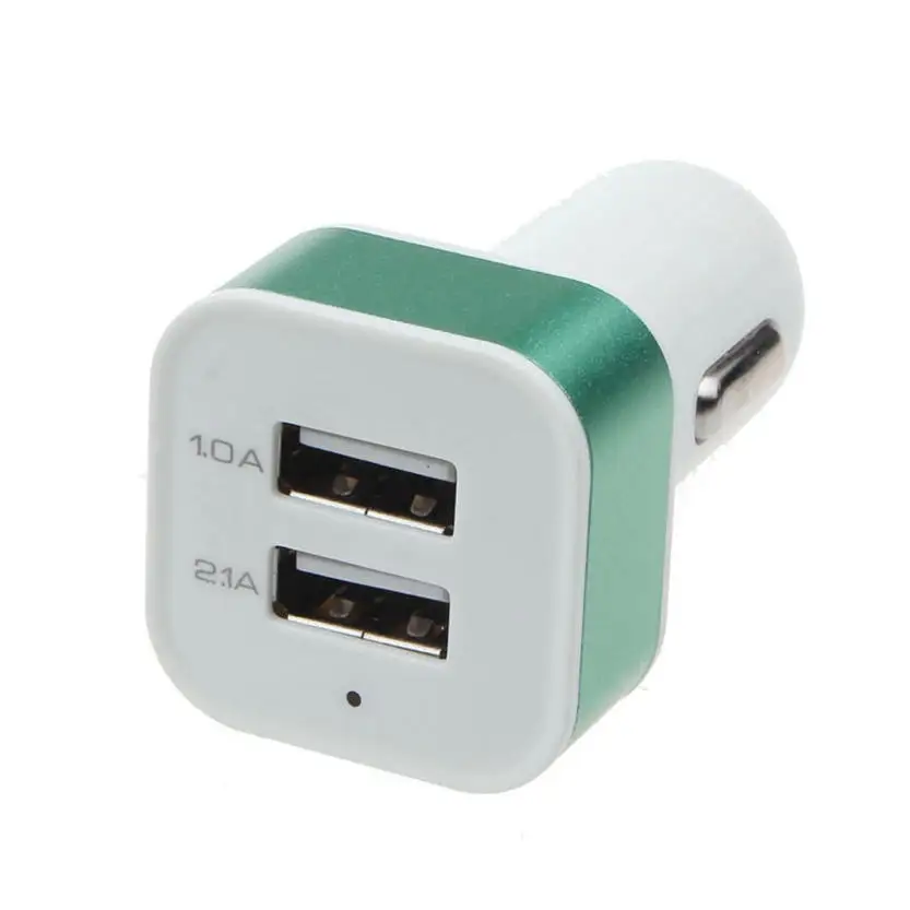 Автомобильное зарядное устройство с 2 USB портами 12 В 5 В|usb charger adapter|charger adapter2 port usb |
