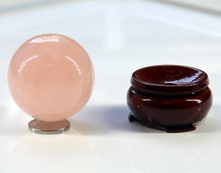 2015 с деревянной подставкой 30 мм или 40 из натуральных розовых кристаллов | Дом и