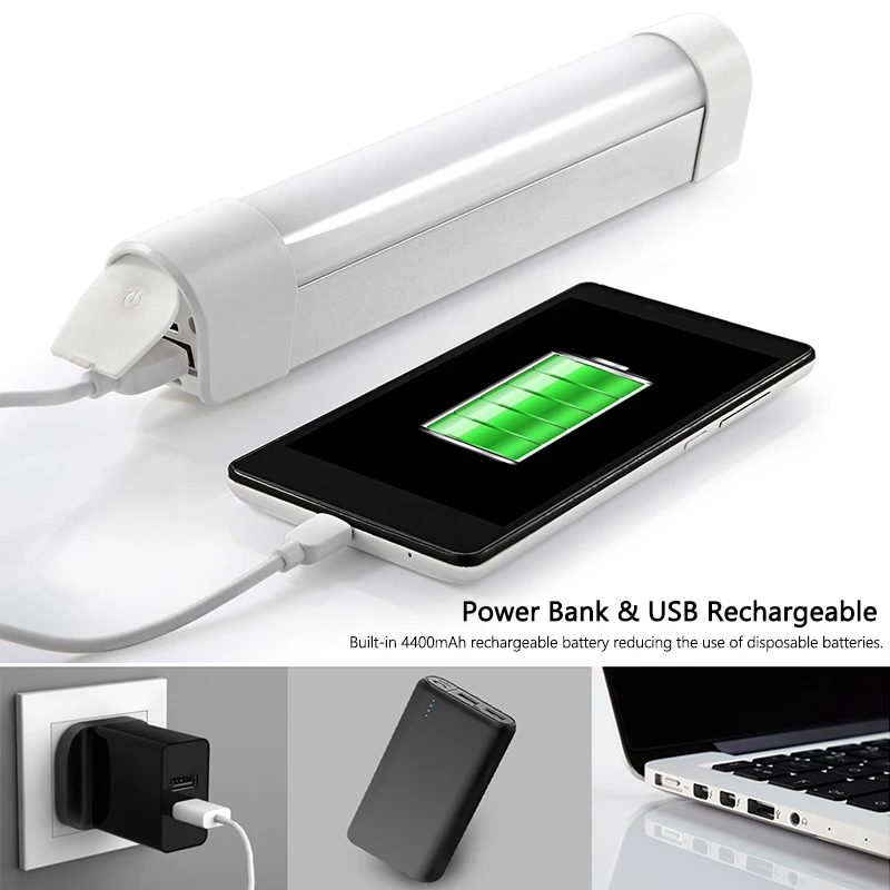DONWEI USB Перезаряжаемый светодиодный фонарь портативный 4 режима диммер ночник