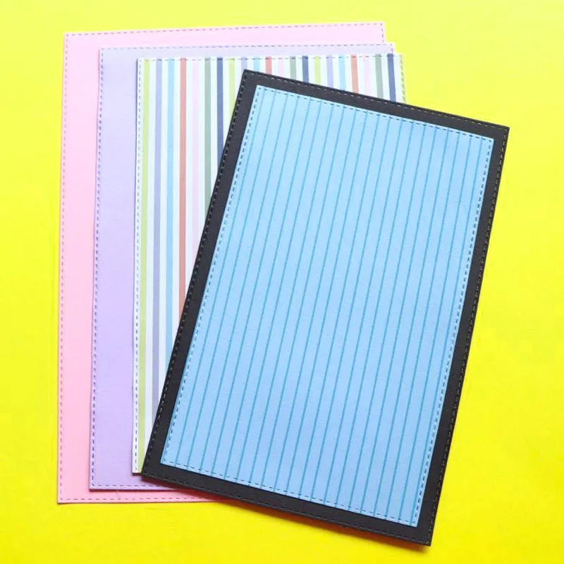Большие режущие штампы A5 сшитые прямоугольные скрапбукинги для рукоделия