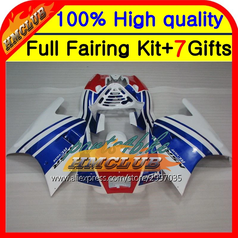 Корпус синий белый для HONDA NSR250R MC18 PGM2 88 89 NSR 250R 13HM12 NSR250 R 250 NSR250RR 1988 1989 обтекатель