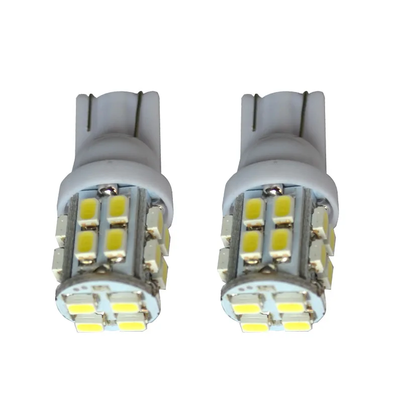 Высокий люмен 100 шт. T10 20 SMD 1206 3020 Светодиодный W5W 194 501 Клин для лампы парковка