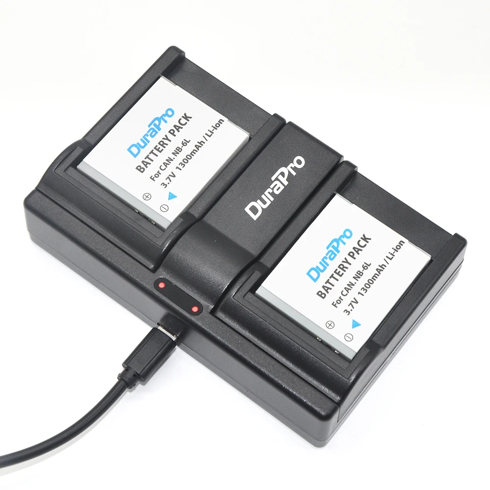 1 шт. NB-6L NB6L NB 6L NB-6LH USB Dual Батарея Зарядное устройство для Цифрового Фотоаппарата