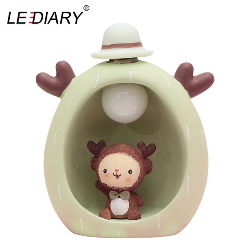 LEDIARY альпака хомяк единорог ночные огни домашний декор животное ночник
