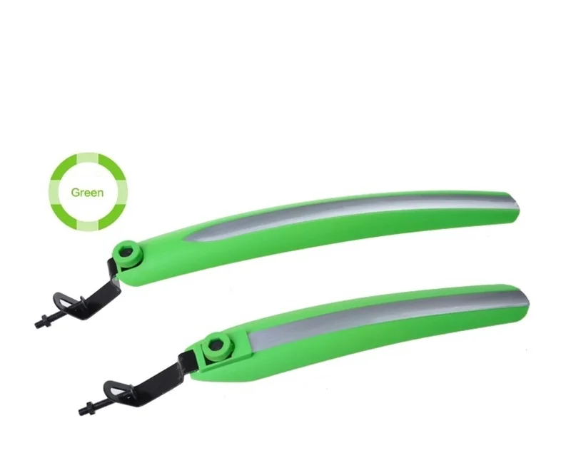 WEST BIKING 2Pcs Bicycle Fenders Bike Front/Rear Fender Quick Release With Reflect Tape Mudguard Wings Cycling | Спорт и развлечения