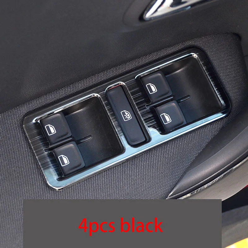 

4pcs for polo 2011-2017 Glass lifter switch panel Decoration frame
