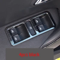 4pcs for polo 2011 2017 glass lifter switch panel decoration frame
