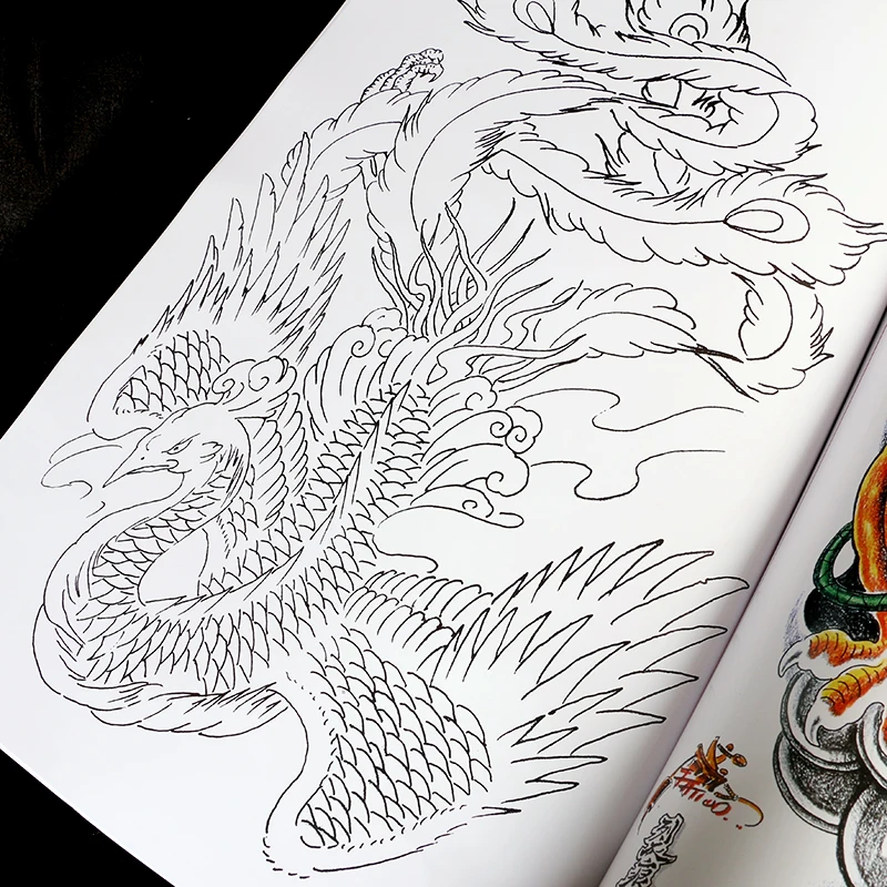 Книга татуировки Flash новые конструкции рукописи Sketchbook живопись комплекты 60