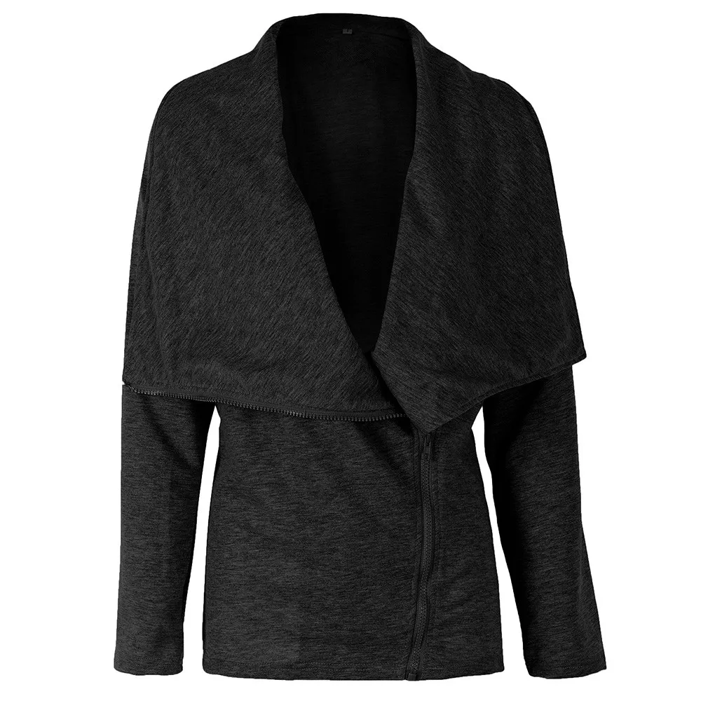 

2019 New Women Autumn Winter Coats FashionLong Sleeve Open Front Short Cardigan Suit Jacket Work Office Coat Top