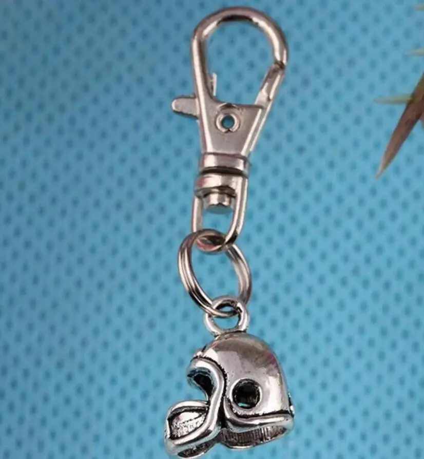 Винтажное изделие из серебра Тигр Magic Кепки рыцарь Футбол шлем сердце Ангела