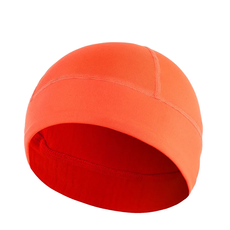 orange ARSUXEO Зимние флисовые тепловые велосипедные шапки, теплые уличные спортивные шапки для горного велосипеда, пешего туризма, лыжного спорта, ветрозащитные Анти-холодные шапки PT05 - Цвет: orange