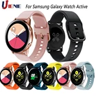 Силиконовый ремешок для часов Samsung Galaxy Watch Active 2, ремешок 42 мм для Galaxy S2 Gear Sport 20 мм, сменные ремешки