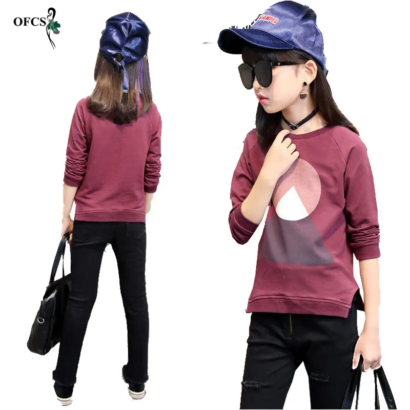 Детский весенний свитер для девочек осенний детский пуловер Однотонные детские