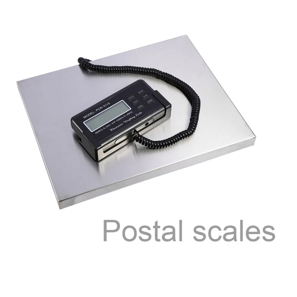 150 кг/0 05 кг 300 1 электрические Почтовые весы с LCD большой платформой 220 В 110 в EU