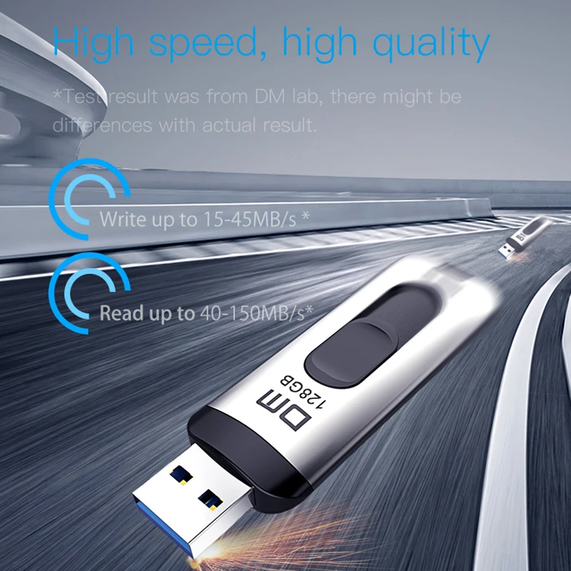 DM PD090 256 ГБ USB флеш-накопитель 128 ГБ металлическая 64 Гб Флешка USB 3,0 карта памяти 32 Гб флеш-накопитель реальная емкость 16 Гб USB флешка