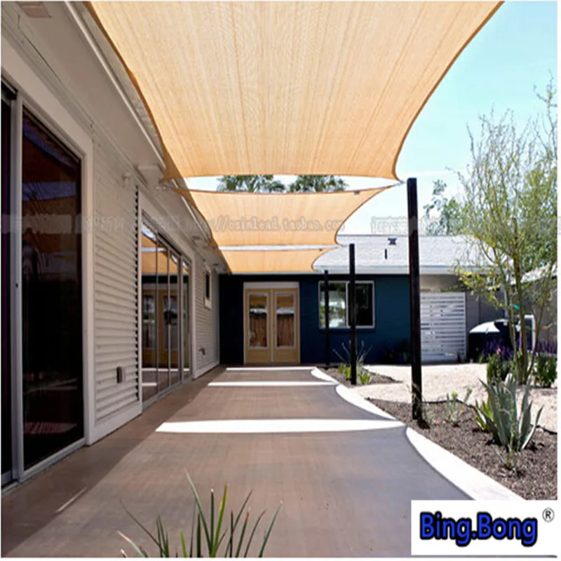 Козырек от солнца ввиде паруса чистая cotans солнцезащитный садовый тент беседка