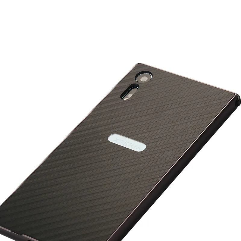 Для sony XZ F8331 F8332 противоударный чехол с алюминиевой металлической рамкой и