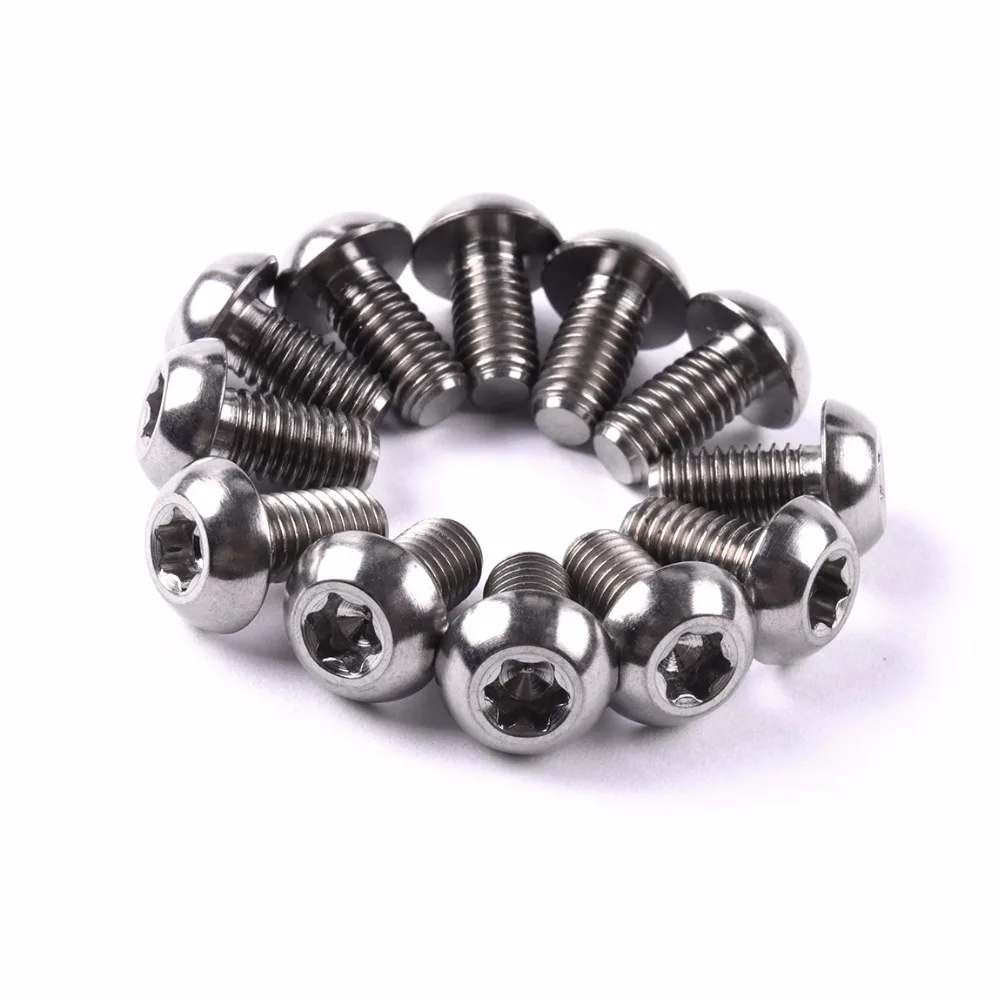 24 шт. супер светильник M5x10mm Ti титановый дисковый тормоз ротор болты/дисковый