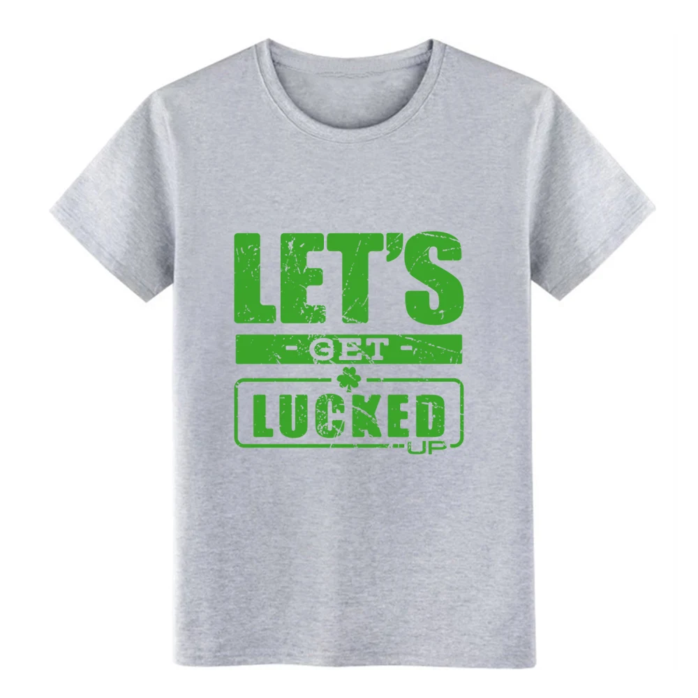 Lets Get Lucked Up/футболка на День Святого Патрика Футболка с принтом Базовая