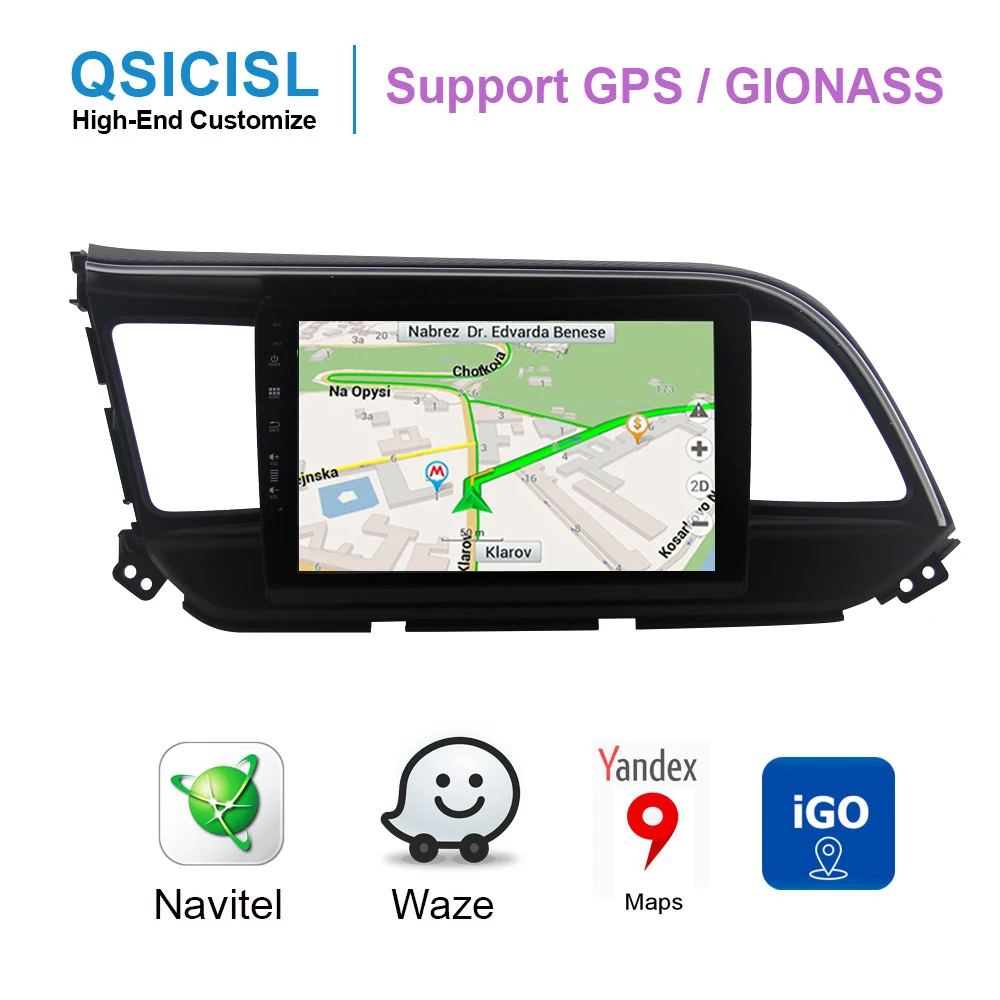 Новый Android 9 0 ips &quotавтомобильное радио для машины dvd gps плеер hyundai Elantra 2019 головное