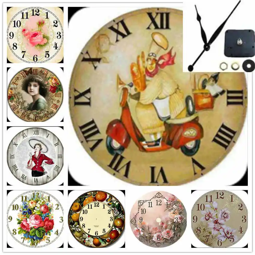 

Hot Sale 5D diamond mosaic Sale flower Clock Diy Diamond embroidery Full Set Clock 5D Diamond Painting Full Square Cartoon