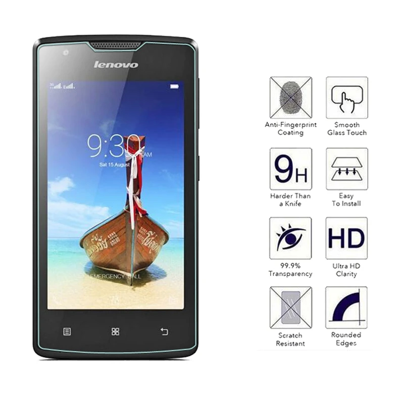 Взрывозащищенное Высокопрочное закаленное стекло 0 26 мм 9H для Lenovo A1000 A 1000 A2800 4