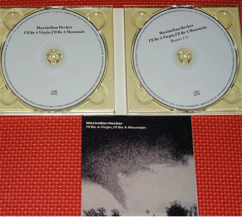 Бесплатная Доставка: Максимилиан Хекер я Девственница буду Горы CD Печать|shipping and