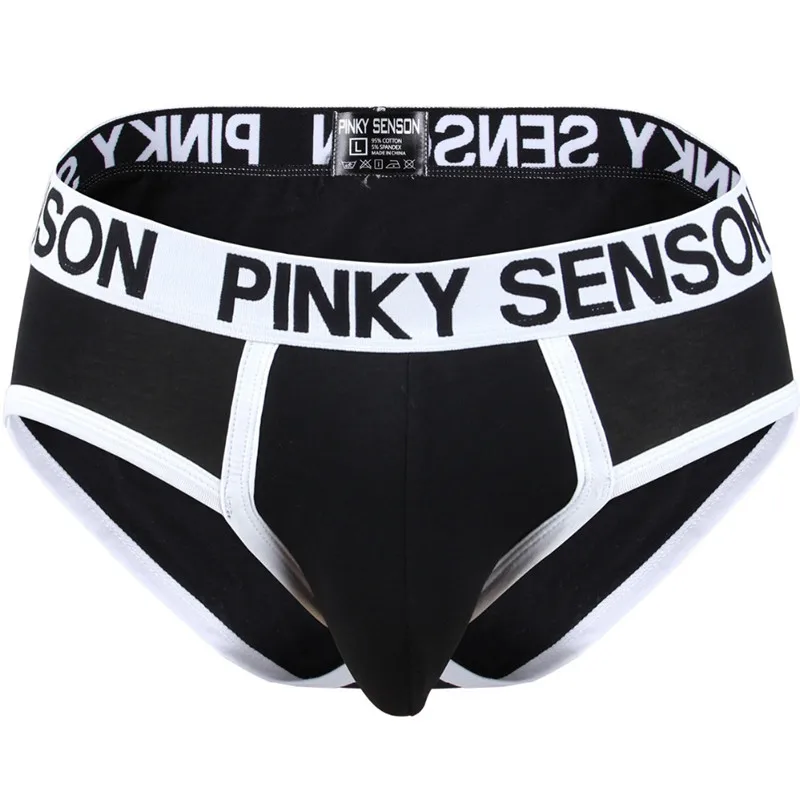 Мужское нижнее белье PINKY SENSON хлопковые трусы брифы с объемным мешочком PS104|mens