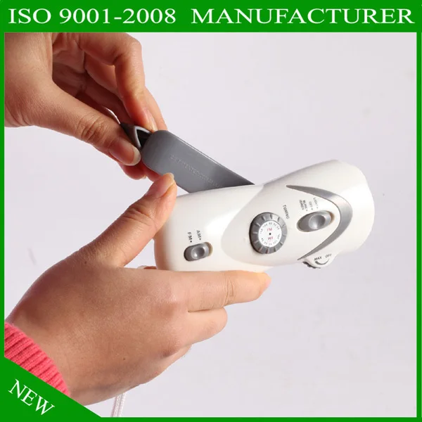 [Seven Neon] модный патент динамо Солнечный фонарь/зарядное устройство для мобильного