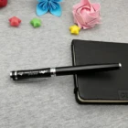 Классическая шариковая ручка с серебряным зажимом, бесплатное изготовление на заказ с вашим именем, текстом на корпусе ручки или шапочкой для ручки, красивые Персонализированные Сувениры Вечерние